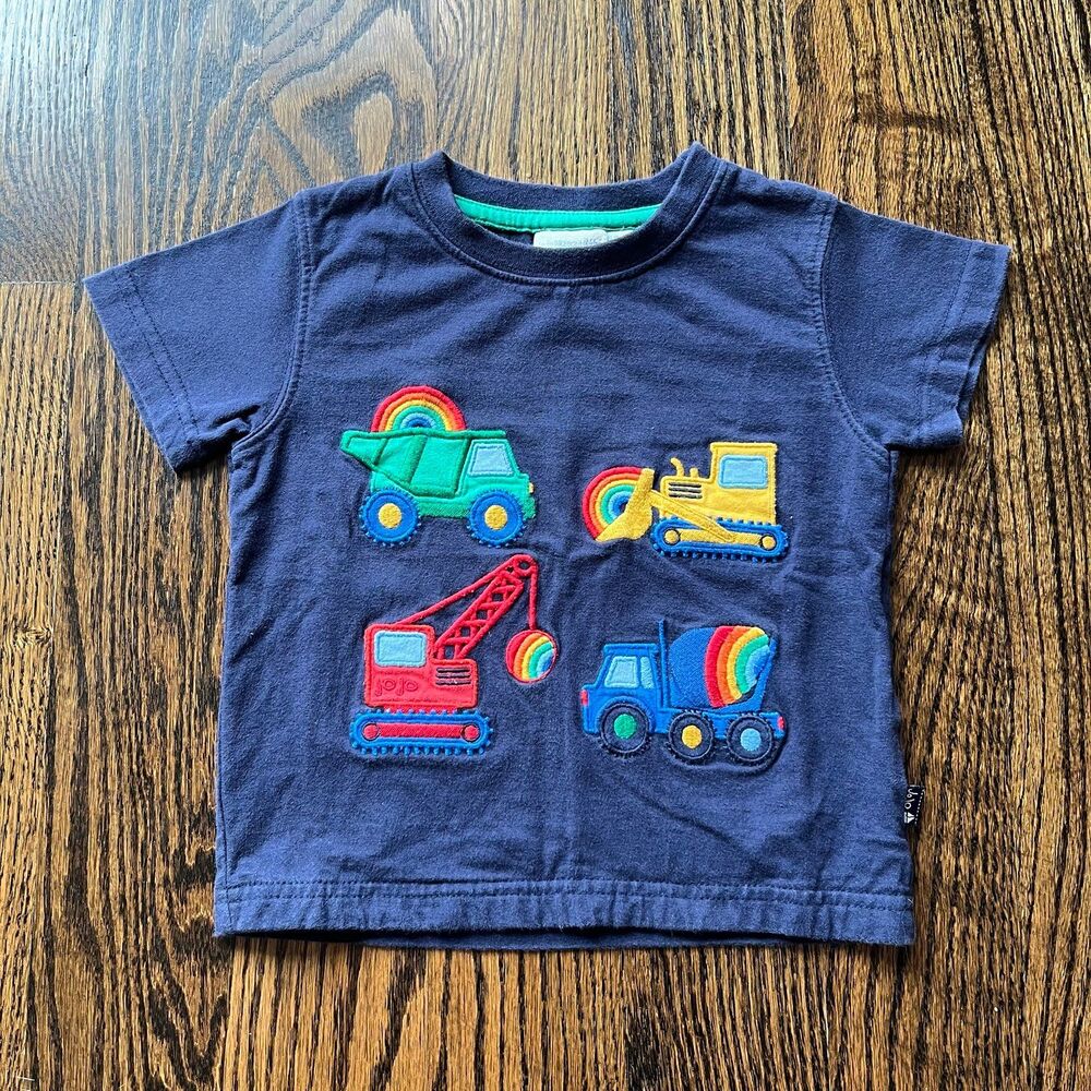 Jojo Maman Bebe Construction Vehicles T-shirt (2-3Y)